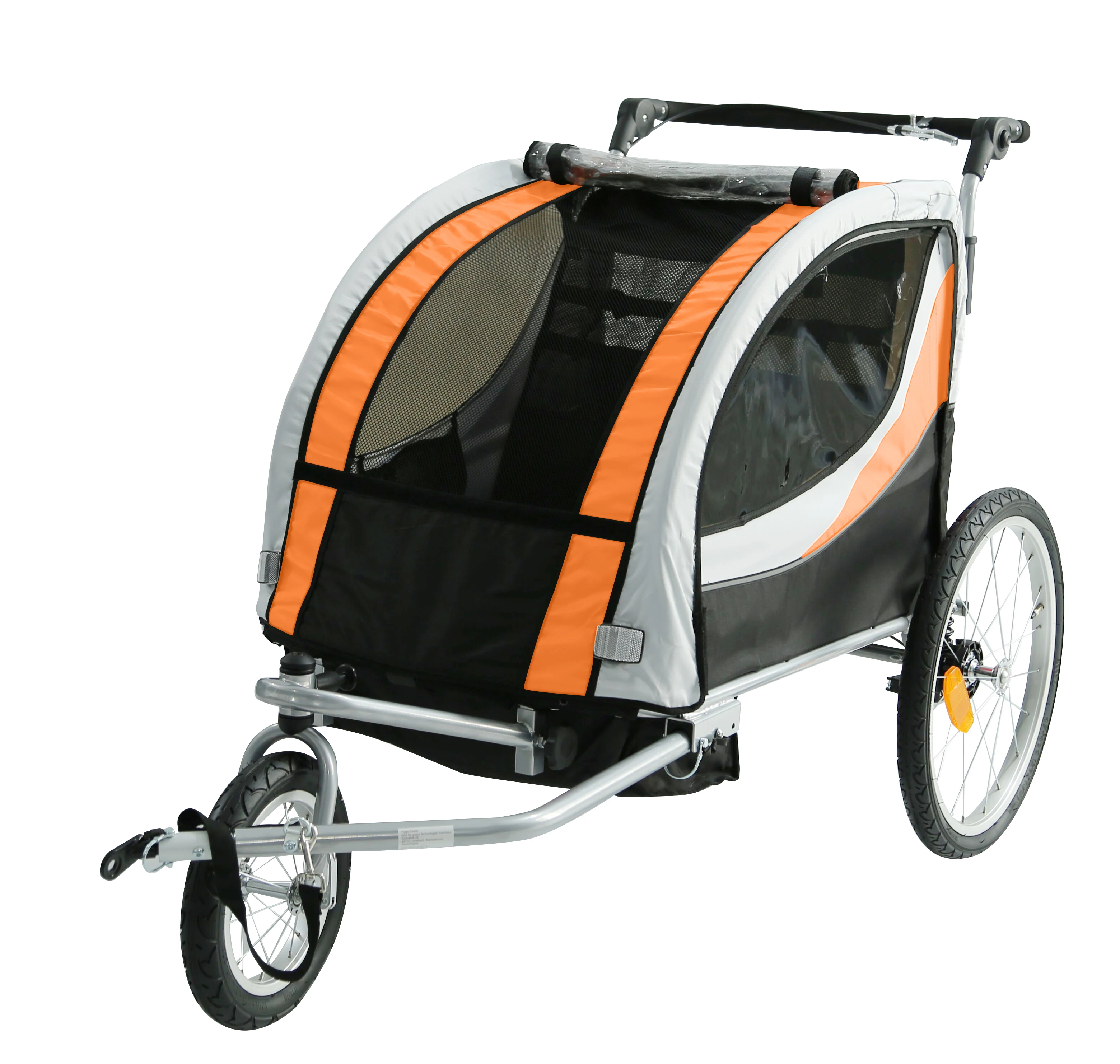 
2020 Hot Sale New 2 In 1 Twin Baby Kids Bicycle Bike Trailer 