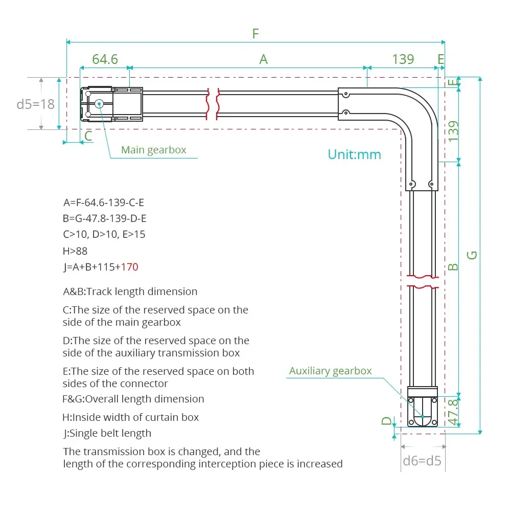 Curtain Track Set for Corner Windows 90/135 Degree Slide Curtain Rail Electric for Living Room ARC Design for Comfortable Use