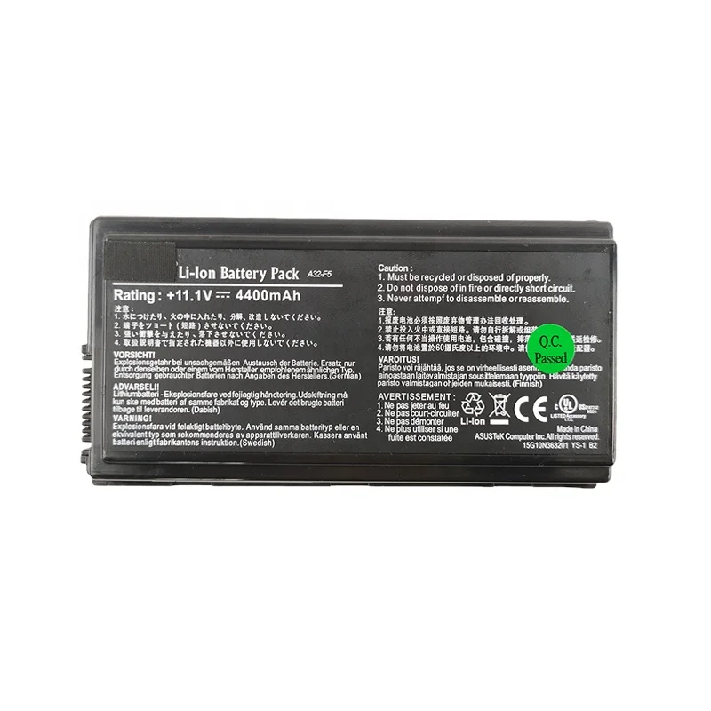 icr18650 11.1V 4400mAh li-lon battery pakc X59S X59SL X59SR F5N F55 X50 x59S X50SL F5V for ASUS Laptop Battery A32-F5