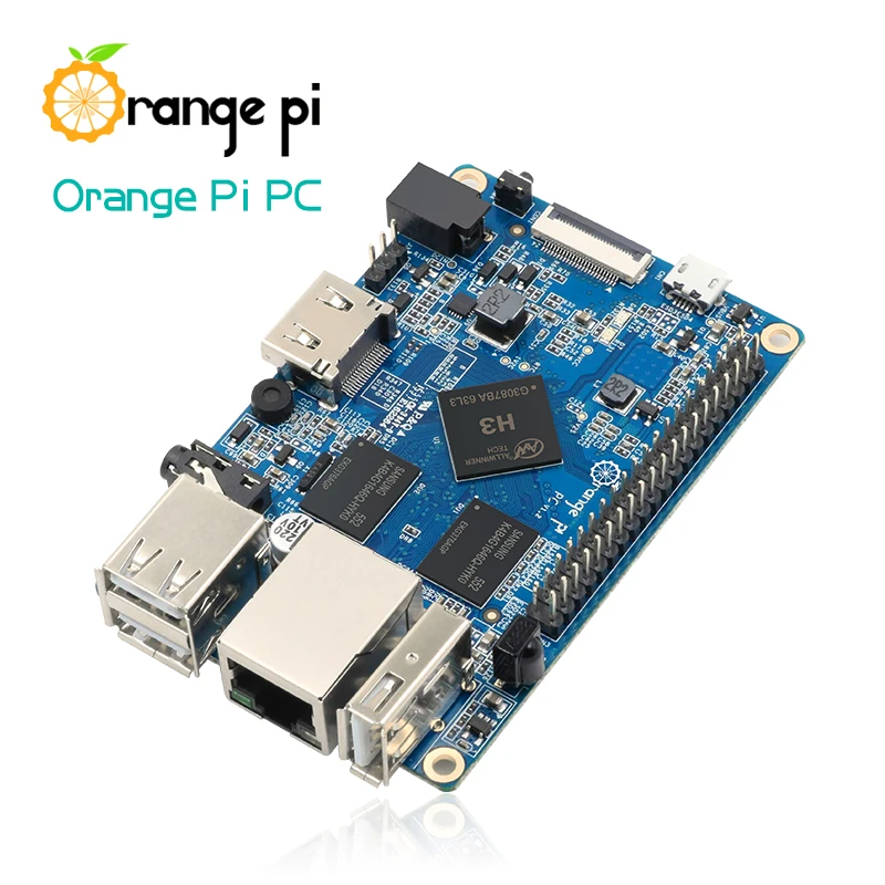 Мини-ПК Orange Pi PC H3, четыре ядра, 1 Гб, поддержка Lubuntu linux и android