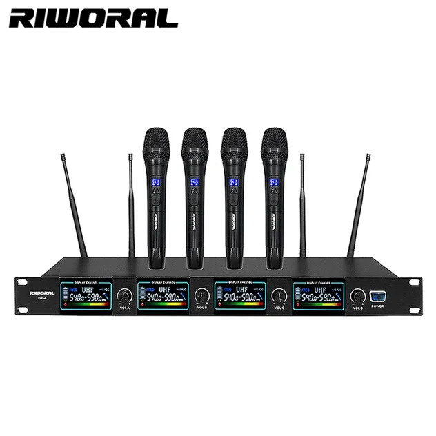 DX4 IEM 2 Channels Transmitter personal Wireless In Ear Monitor System with 2 bodypack