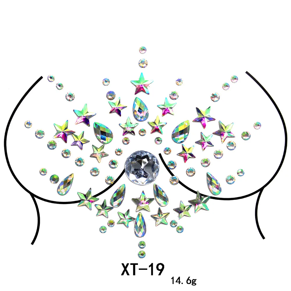 Эротичные ювелирные изделия для девушек, груди, самоклеящиеся ювелирные изделия, Кристальные наклейки на соски для фестиваля, наклейки со стразами, тату, декор для вечеринки