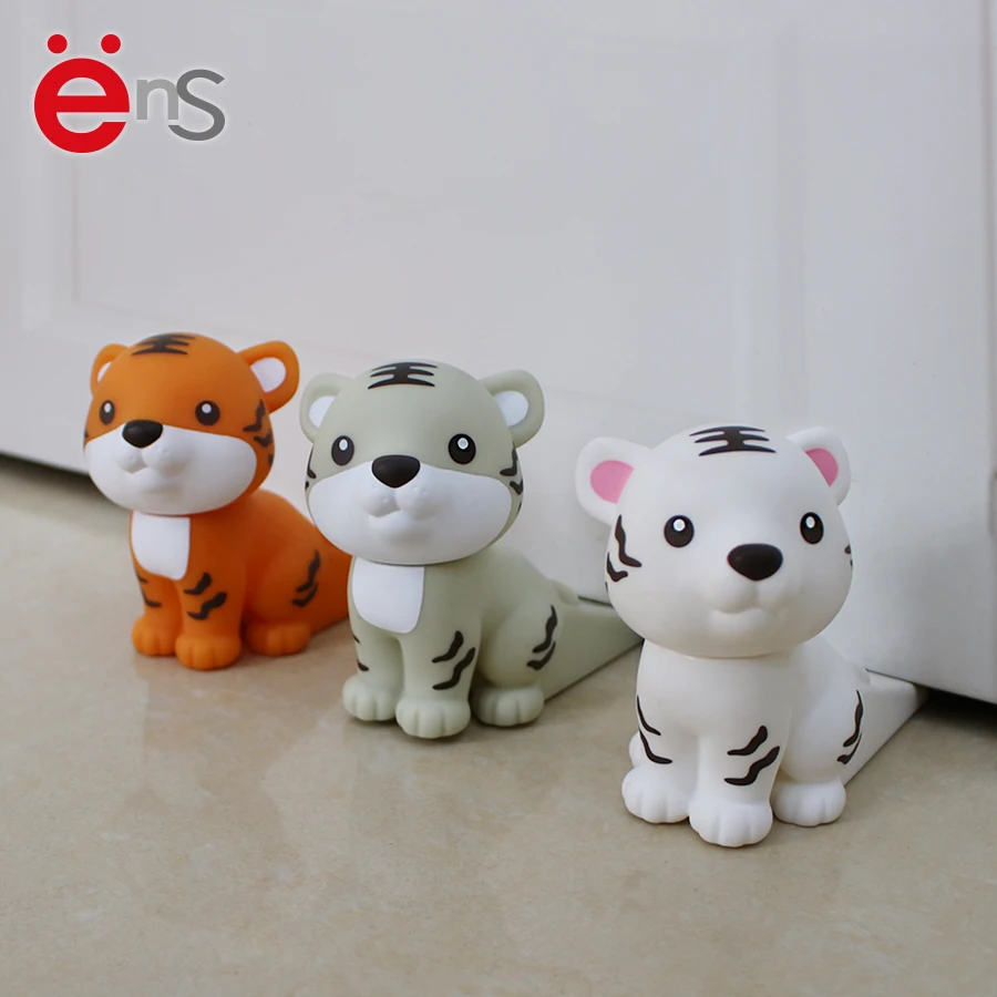 Cute Tiger Door Stop For Home Decoration Plastic Door Stopper