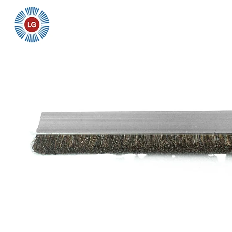 Industrial aluminum alloy strip brush for Clean directly supplied by the manufacturer