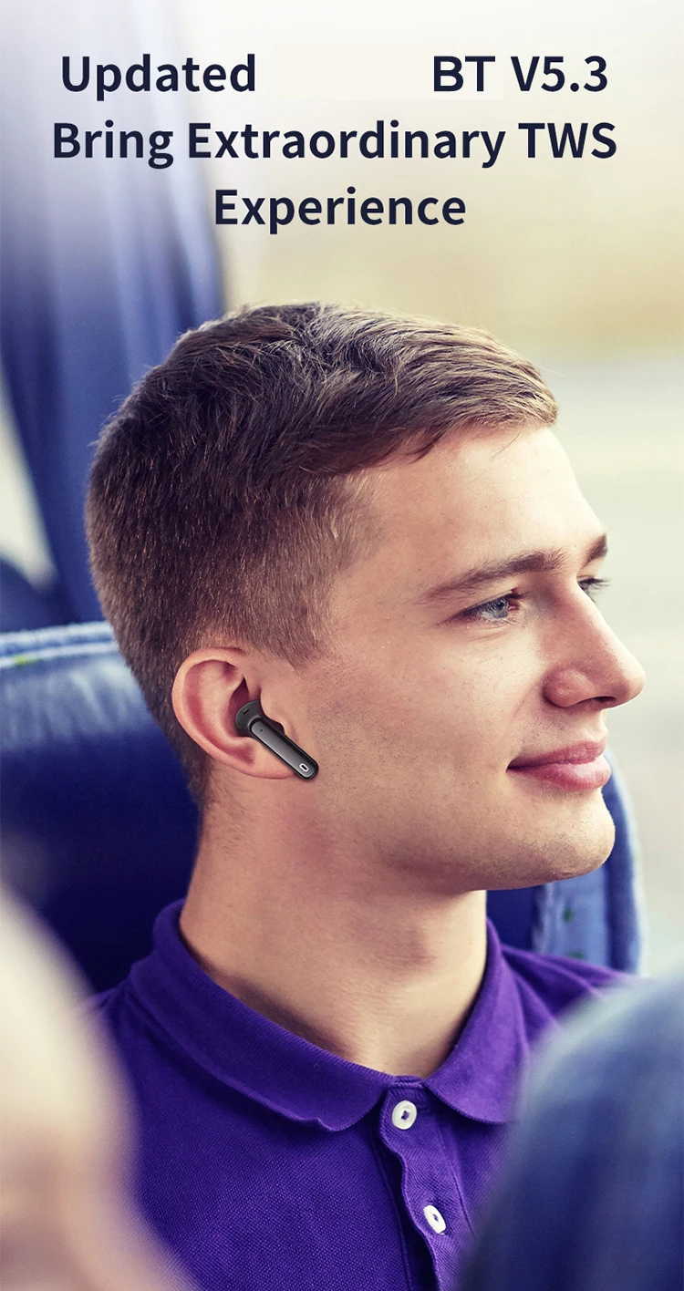 A90 Headphones True Wireless Earbuds active noise cancel LED Power Display Earphones  IPX4 earphone noise cancelling headphone