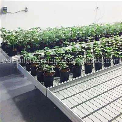 
Hot sale 4x8ft ABS plastic tray ebb and flow rolling bench 