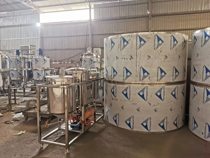 Good Quality And Long Use Oil Refining And Deodorization Machine Crude Oil Refined Plant Edible Oil Refinery Machinery Equipment
