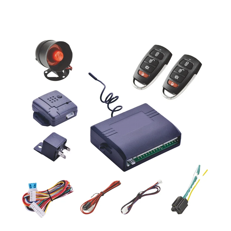 12v Universal Car Unlock Kit Car Alarm System Anti-hijacking Central Locking System One Way Car Alarm System