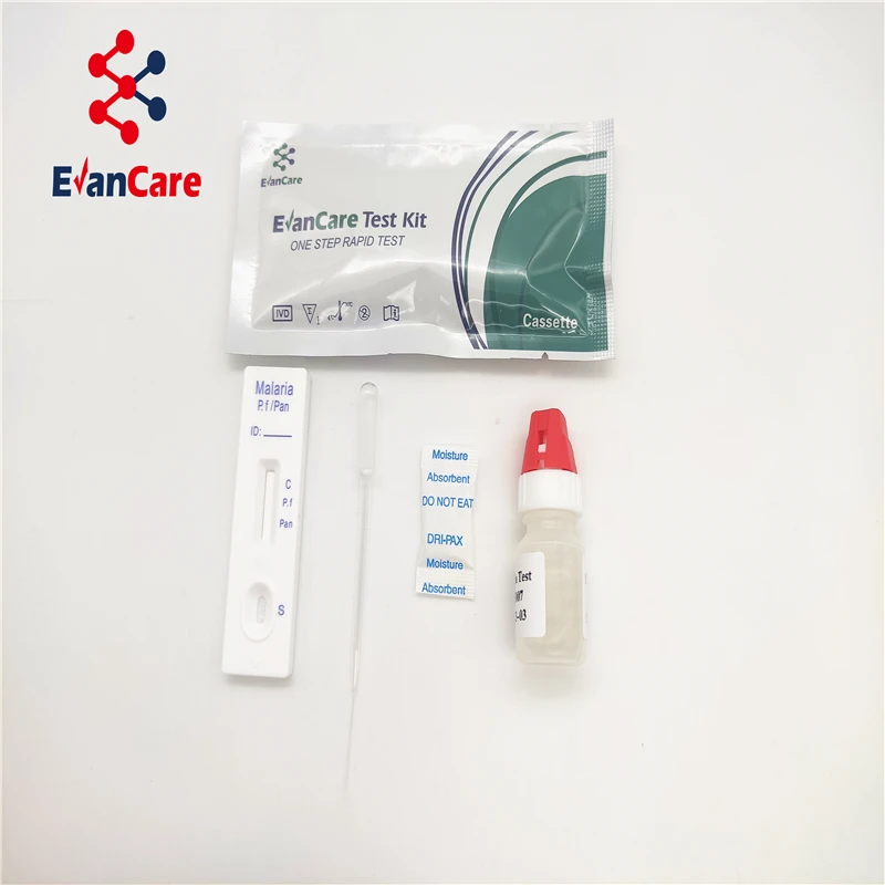 EVANCARE medical kit test malaria pv pf pam with high quality with WHO certificates