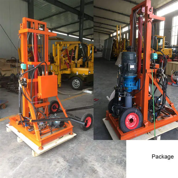Portable Homeuse 100m Electric Small Water Well Drilling Rig For Sale