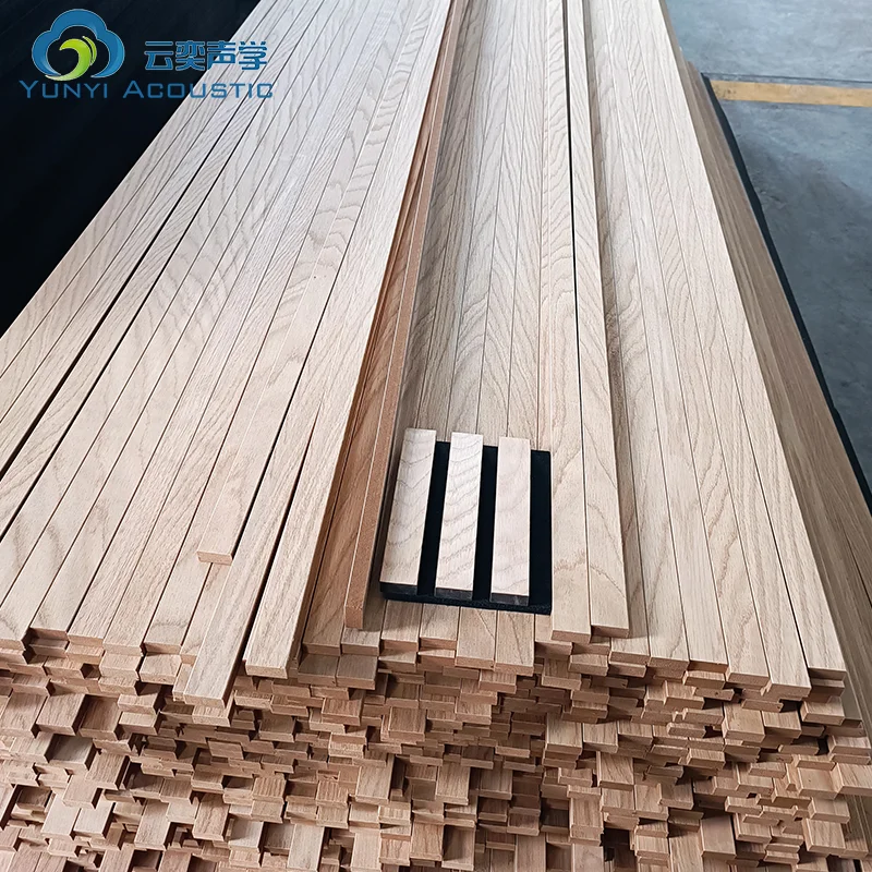 Custom 3D Modern Fireproofing Sound-absorbing European Art Home Ceiling Black PET Mdf wood slats wall acoustic panels akupanel