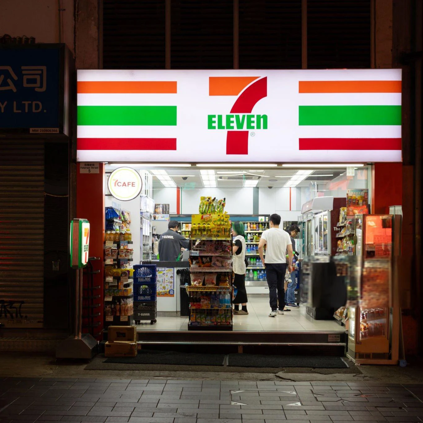 Outdoor Aluminum Alloy Frame LED Light Box Custom-shaped Shop Name Sign Boards Custom-designed for Storefronts