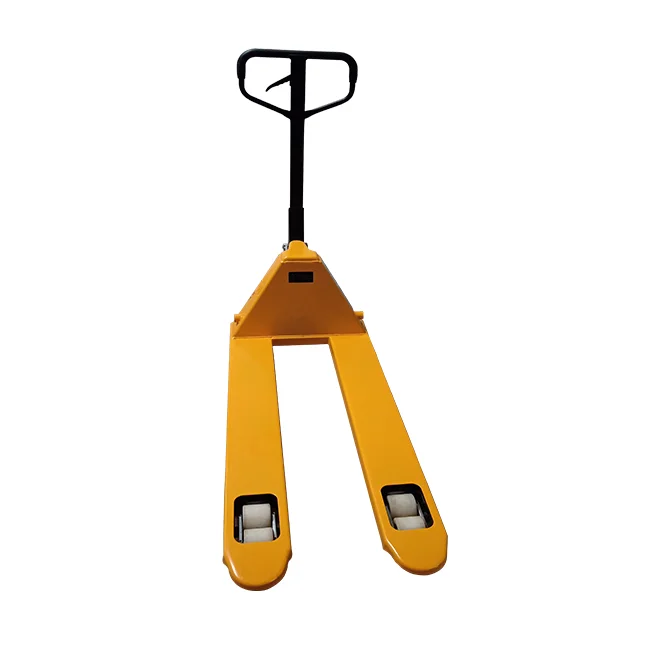 Hydraulic 2ton hand pallet truck with Cast Iron Pump Nylon Wheel