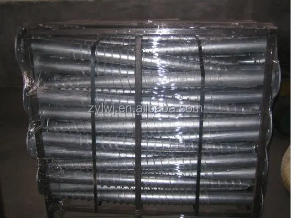 
Manufacture hot-dipped galvanized ground earth screw spike anchor for supporting 