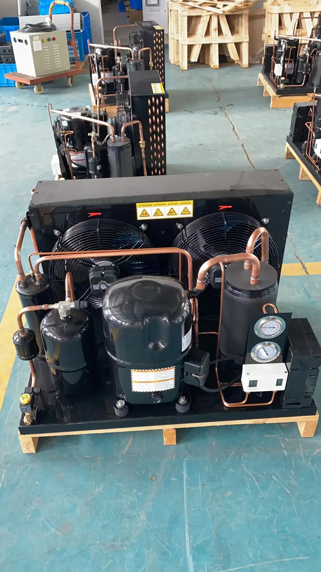 Copeland Compressor R404a 380V/3PH/50HZ Cold Store Refrigeration Condensing Unit for container cold room