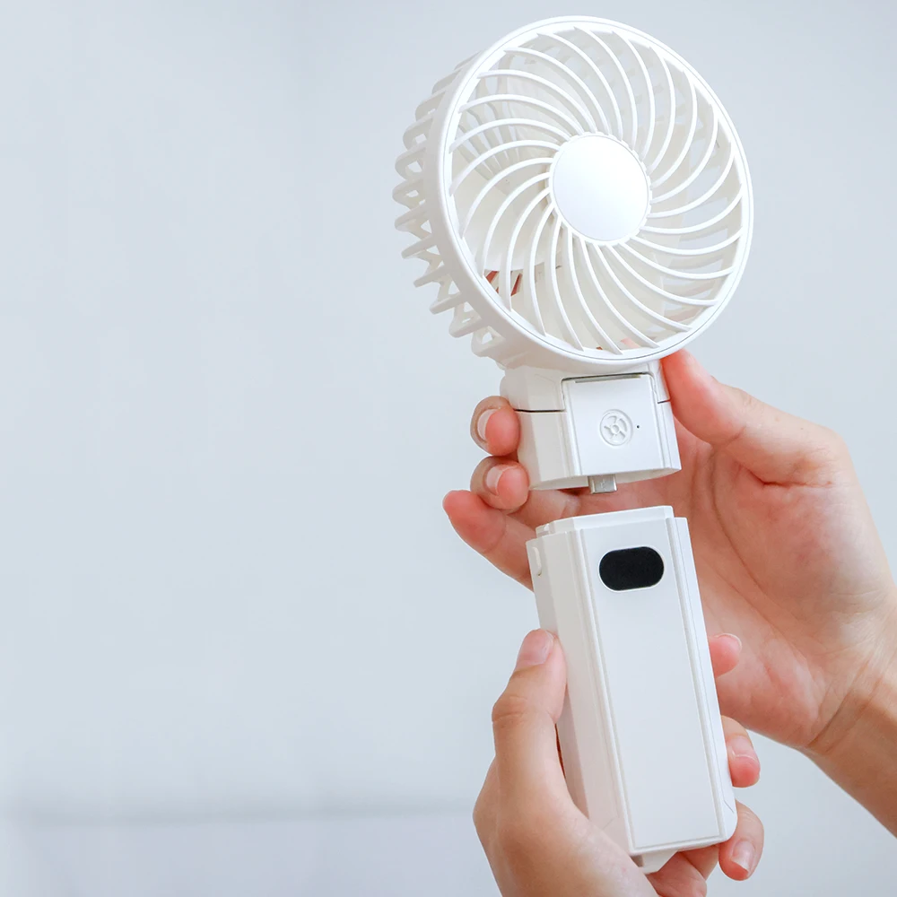 IMYCOO New Design Rechargeable 4000mAh Battery USB Handheld Fan Wholesale Portable Mini Fan With Power Bank