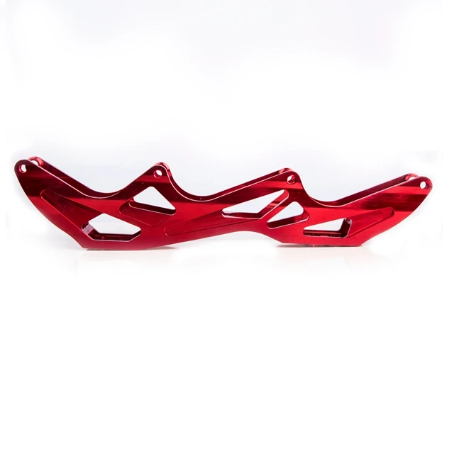 Customized CNC Machining Aluminum Anodizing Lasering logo 5 Holes Inline Skates Frame