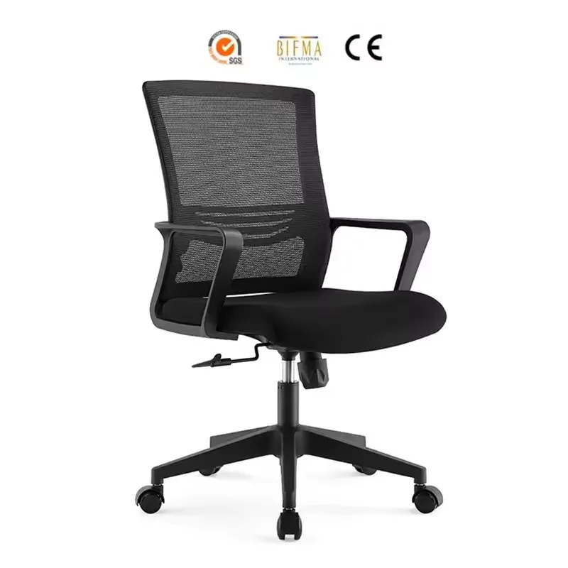 Factory direct sale mesh task chair swivel office chair for staff middle back computer office chair Silla de oficina