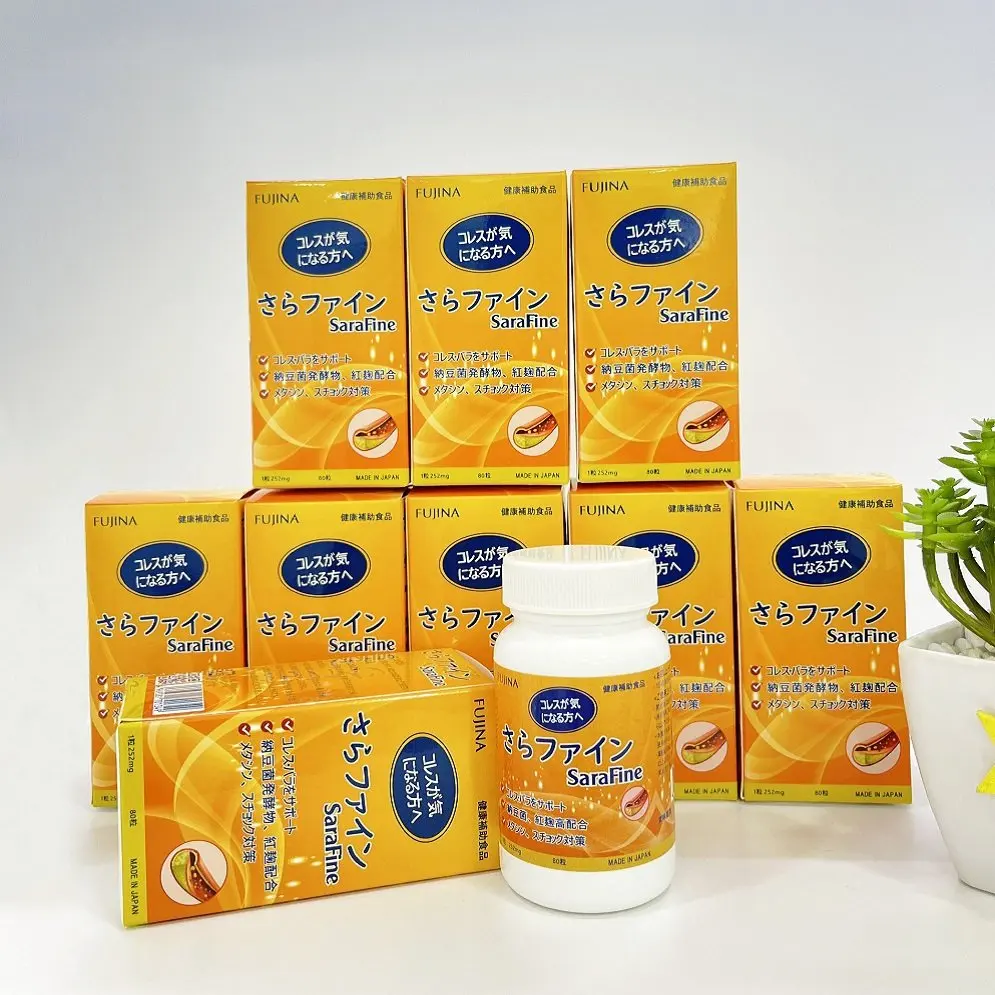 SARAFINE Support Healthy HDL & LDL Cholesterol Levels, Boost Heart Health, with Nattokinase and Monakolin  K red yeast rice