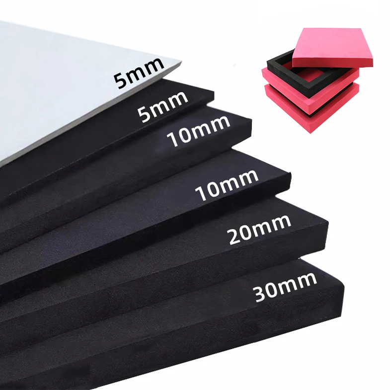 Die Cut New Shockproof Round EVA Foam Pads Custom Self-Adhesive 3mm 5mm Thick Square adhesive EVA Foam