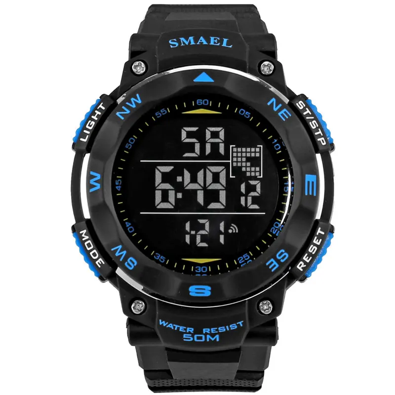 SMAEL mutil function  men watch 1235  digital men sport watch waterproof