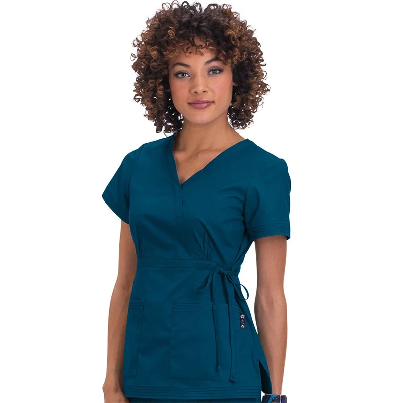 High Quality Medical Nursing Scrubs Sets Stretch Plus Sizes Comfortable Hospital Uniform