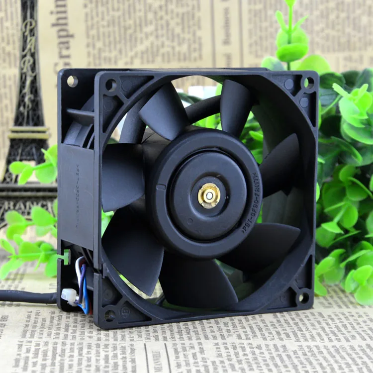 Original 9cm 9038 24v 1.74a Violent Large Air Volume Industrial Frequency Converter Fan Pfb0924dhe Cooling Fan