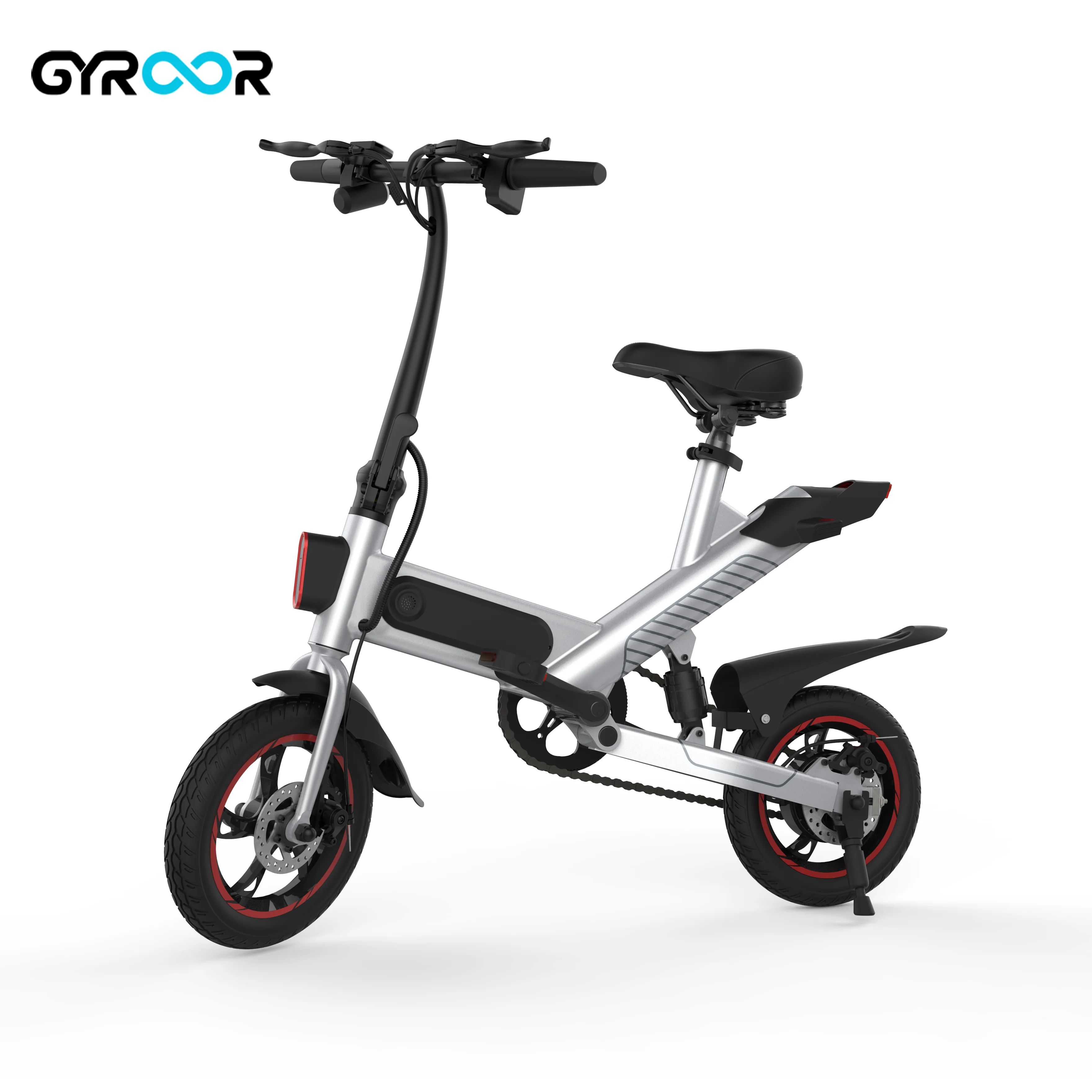 GYROOR hottest and best Electric bicycle with foldable bike 36v voltage battery removable bicycle riding max range 20-25km