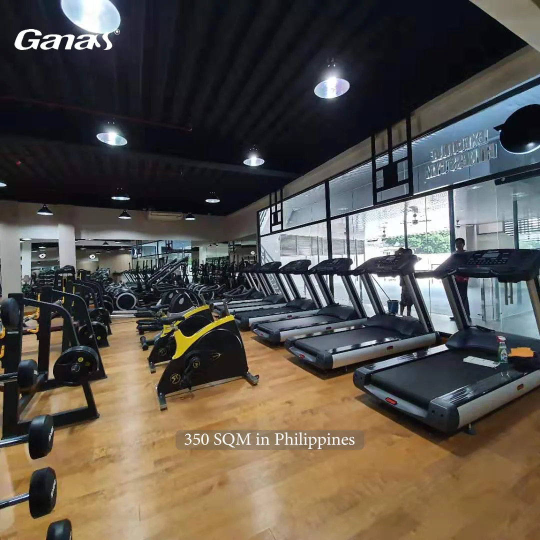 Ganas Guangzhou Fitness Equipment Universal Gym 800SQM Specialized In Commercial&Hotel&Women Gym