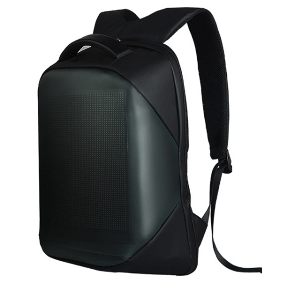 WiFi-Controlled Programming Screen on Outdoor Travel Essential a Stylish backpack with screen.
