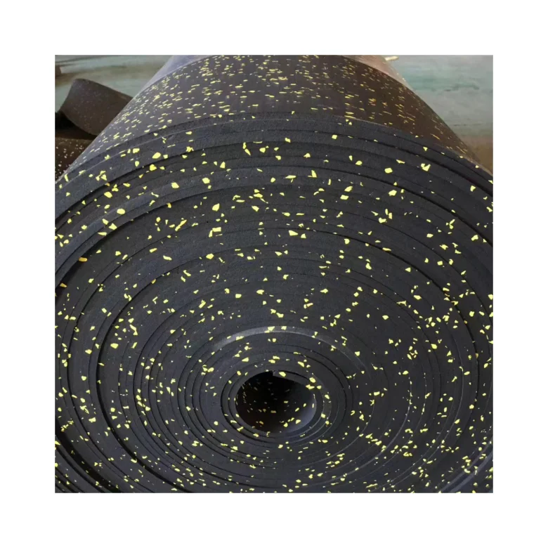 Noise Reduction Soft Gym Rubber Sports Flooring Roll with Epdm Granules