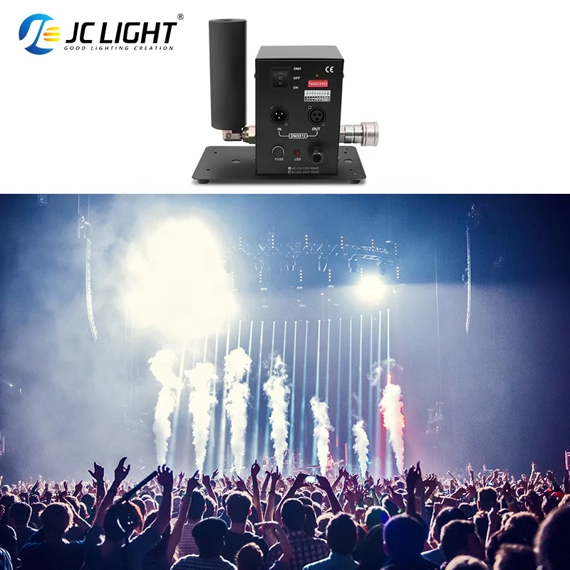 Stage Effect Dmx512 Dj Bar Carbon Dioxide Smoke Fog Machine Air Column 250w Co2 Jet Machine