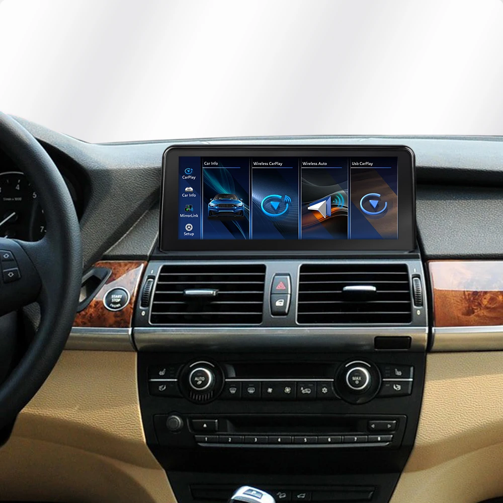 Linux Car Tablet Radio For BMW E70 E71 2007-2013 Touch Screen GPS Navigation Receiver Carplay