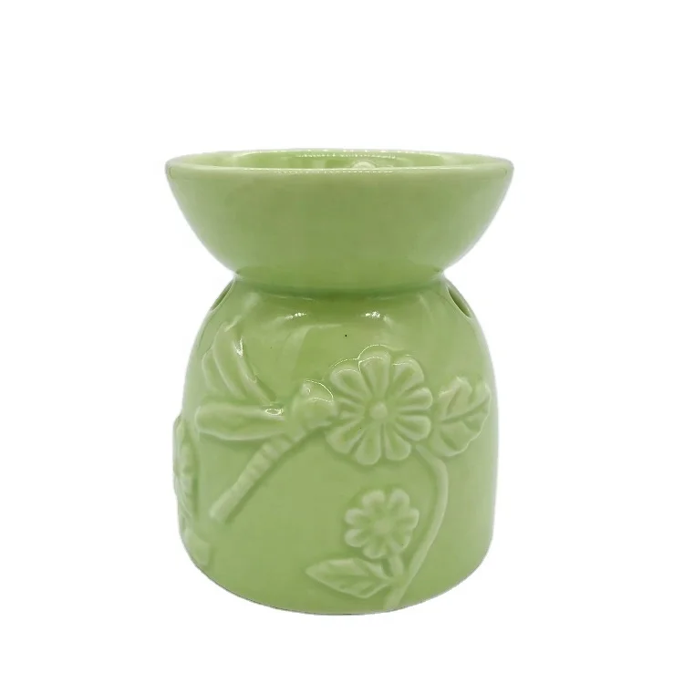 Purple Starfish Shell Design Custom Handmade Incense Burner Ceramic Oil Burner