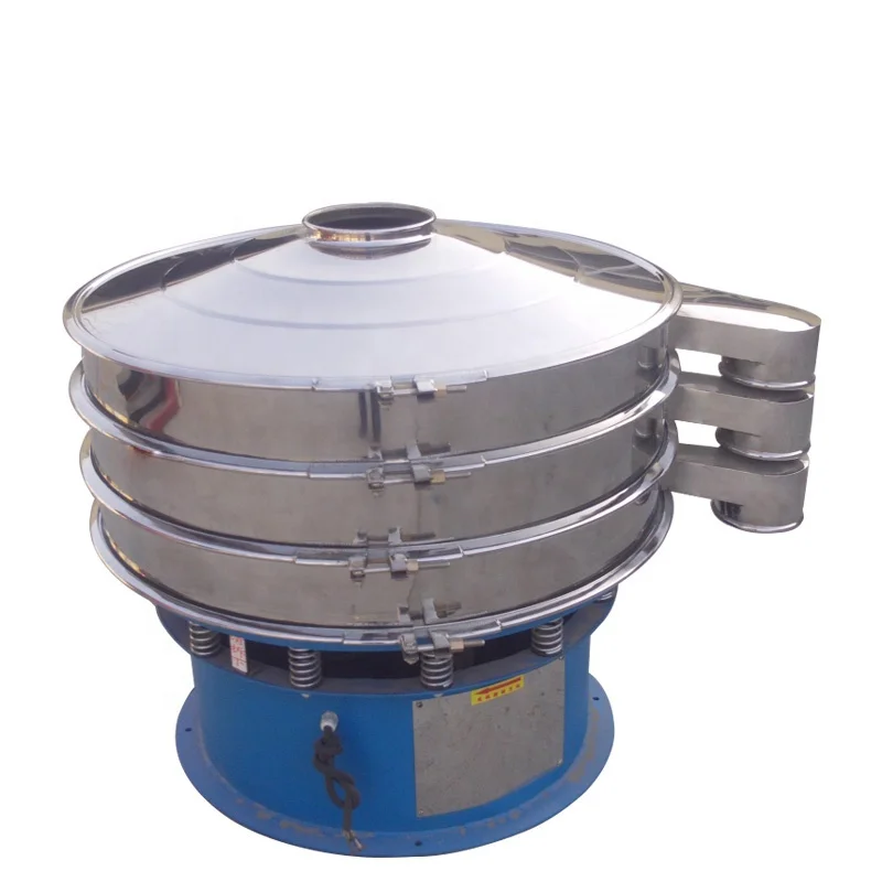 Circular powder vibrating sieve Carbon steel rotary vibrating screen filter sieves