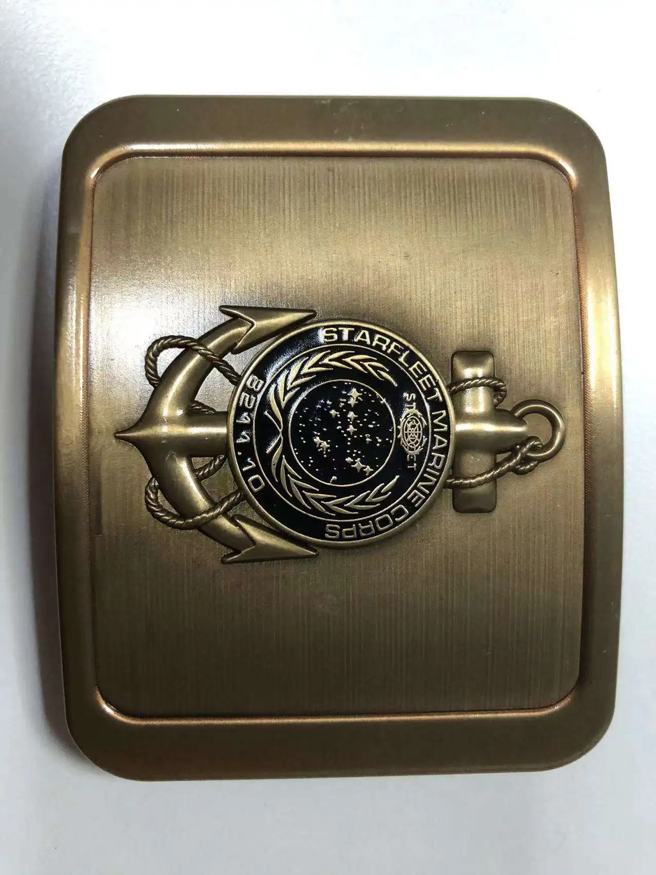 Factory direct wholesale fashion custom antique denim metal quality belt buckle