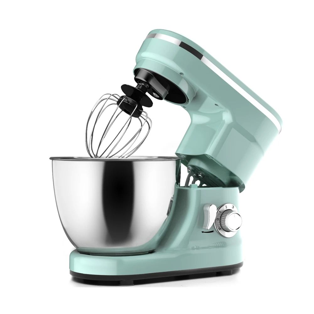 1200W 6-speed 4L Bowl Kitchen Food Blender Cream Egg Whisk Cake Dough Kneader