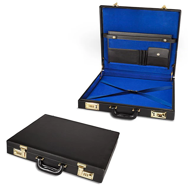Brand New Masonic Leather Grand Rank Regalia Case lodge Regalia briefcase