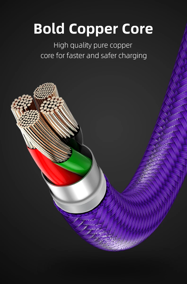 
3A Fast Charging Magnetic Data Transfer Cable magnetic type-c cable 180 bending usb c port with 3 heads 
