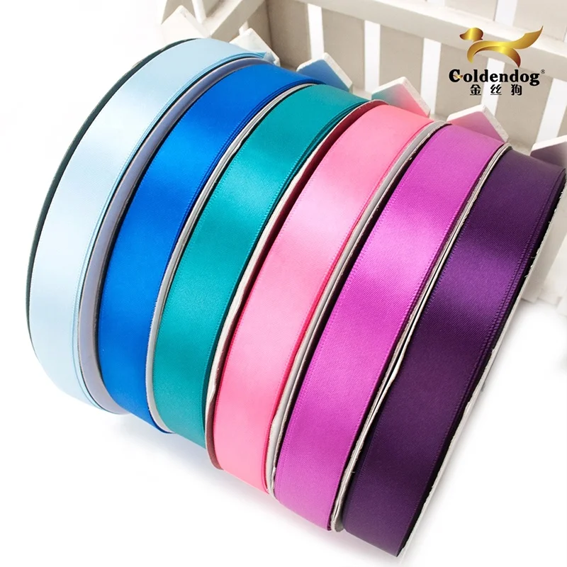 Garment Accessories wedding dress satin ribbons bow high density polyester ribbon gift packaging flowers ribbons