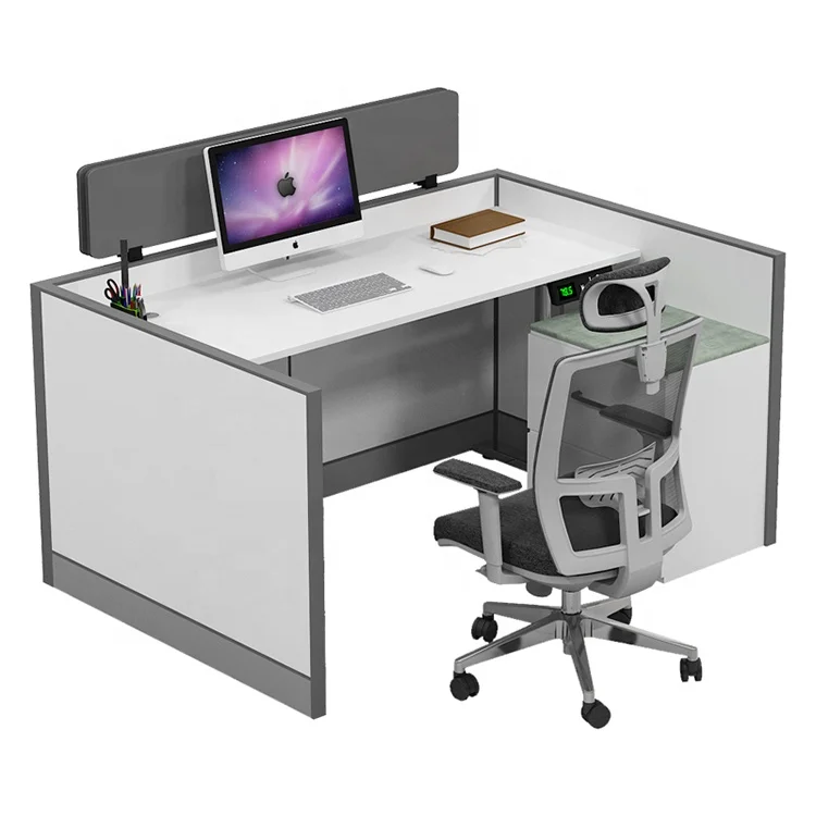 Ergonomic organizer workstation desk office furniture electric standing desk call center cubicle