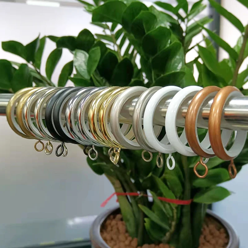 curtain rod without drill ring clips iron beads shower curtain hooks shower curtains