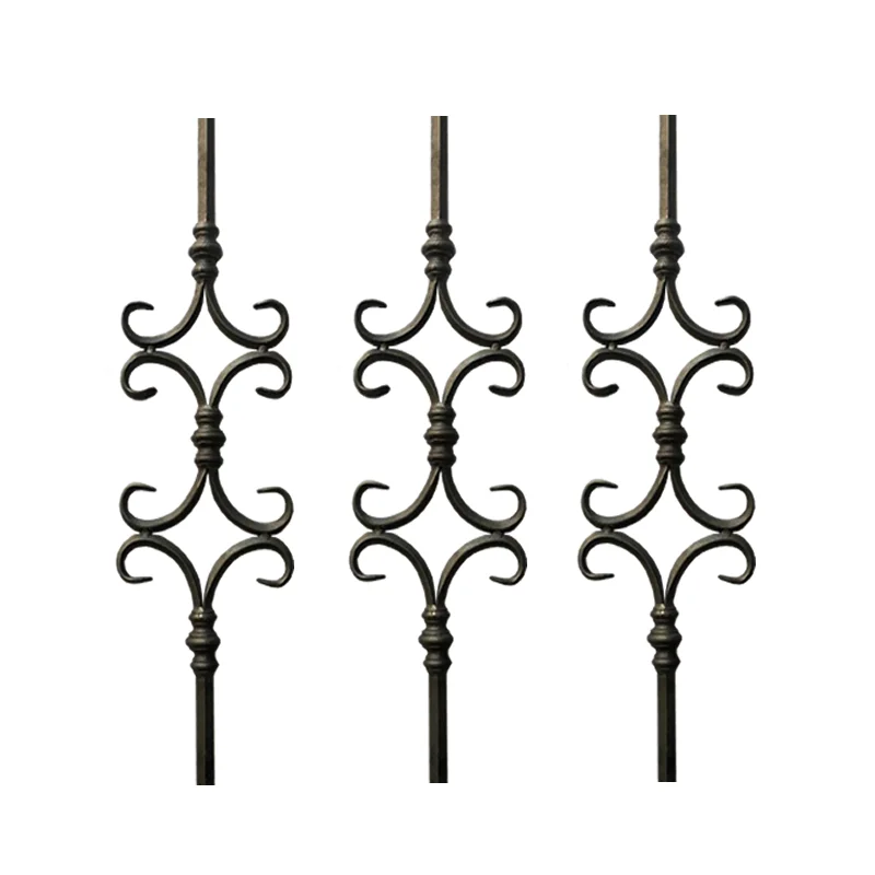 Qingdao KESHUNXIANG forging Garden Fence fitting wrought Iron ornamental iron