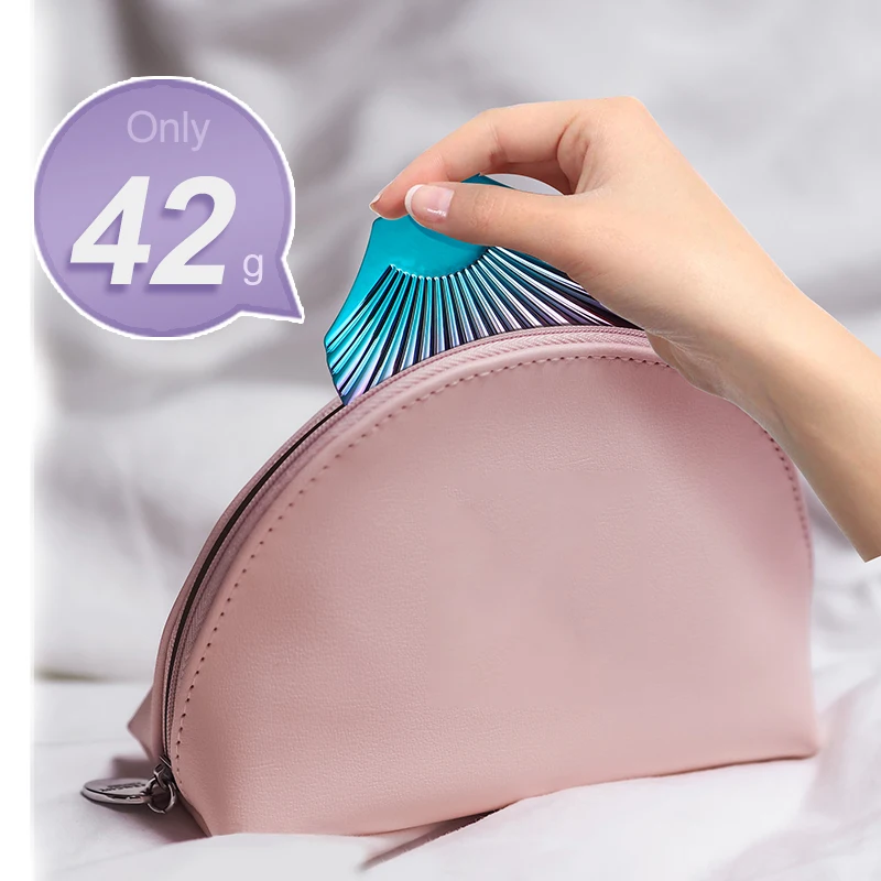 INS Fashion Portable Hand Mirrors Sea-maid Shell Shape Mirror Acetate Wholesale Mini Pocket Mirror for Travel Unisex