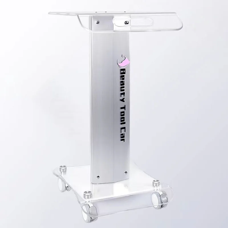 Pedestal Rolling Cart Beauty Salon Trolley Salon Use Beauty Instrument Tray Rolling Spa Beauty Cart Trolley With 4 Wheels