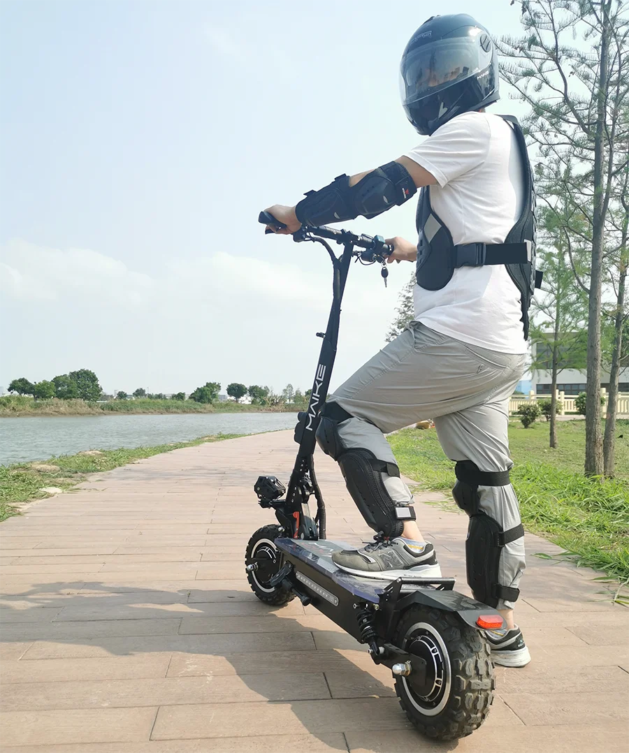 Maike KK4S dual motor 60v 26ah 3200w lithium battery for big wheel two wheel off road foldable adult fat tire   electric scooter