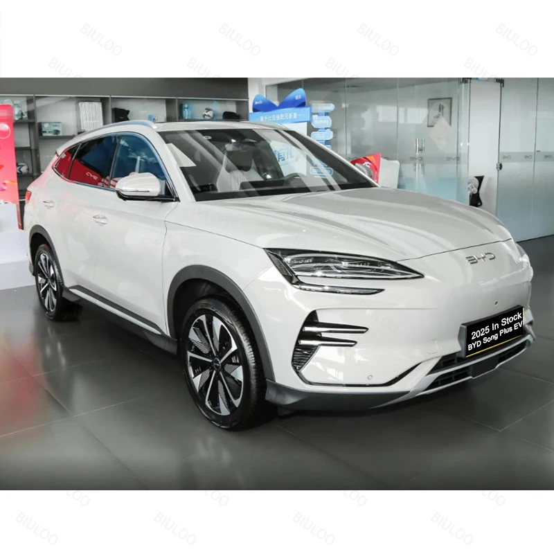 Best Electric Car In Stock 2025 BYD song Plus EV Electric Car 2022 Tesla BYD Cars Used Right Hand Drive