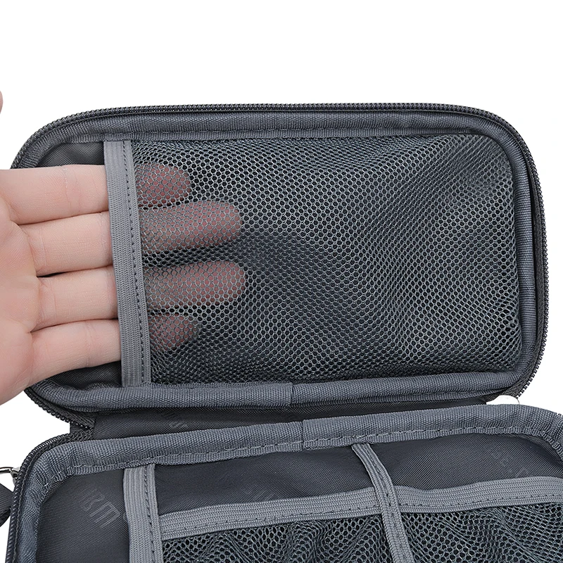 Digital multi function tote 20000mAH power bank waterproof nylon earphone digital storage bag