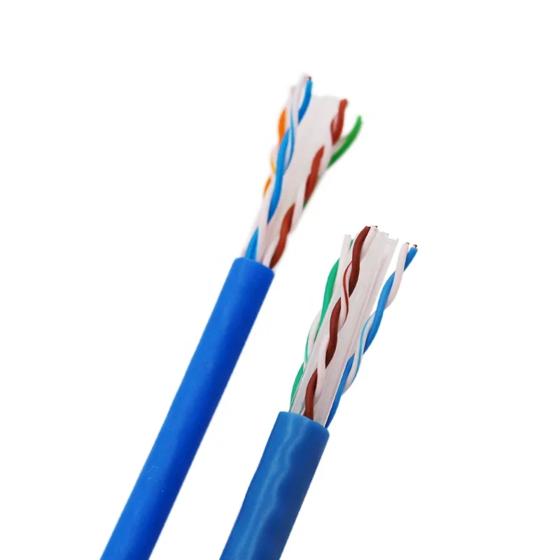 Заводская обработка на заказ UTP/FTP/STP/SFTP Cat5 Cat5e cat6 Cat6A внутренний наружный Lan-кабель для кабеля
