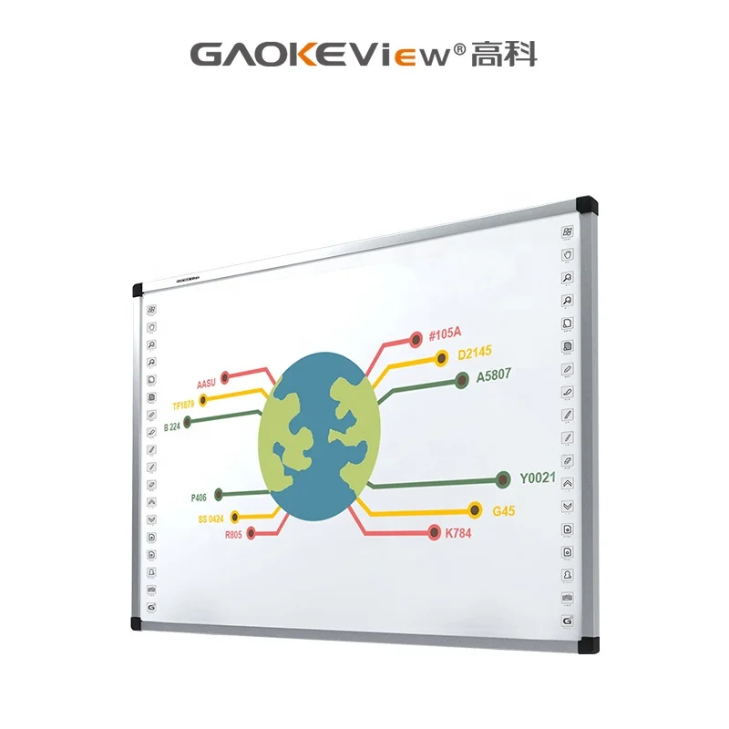Optical White Smart Interactive board With Teaching Software
